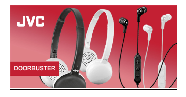 Shopko Black Friday Doorbuster Deal: Take 50% off JVC Headphones!