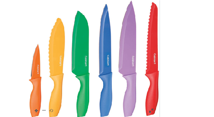 Cuisinart Advantage 12 Pc Colored Knife Set Only $9.99 After Mail in Rebate! (Reg. $50) BLACK FRIDAY PRICE!