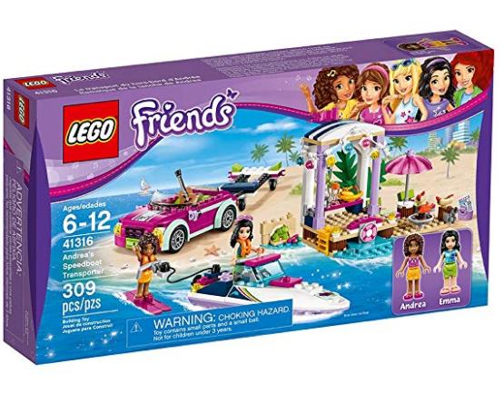 LEGO Friends Andrea’s Speedboat Transporter Building Kit – Only $17.99!