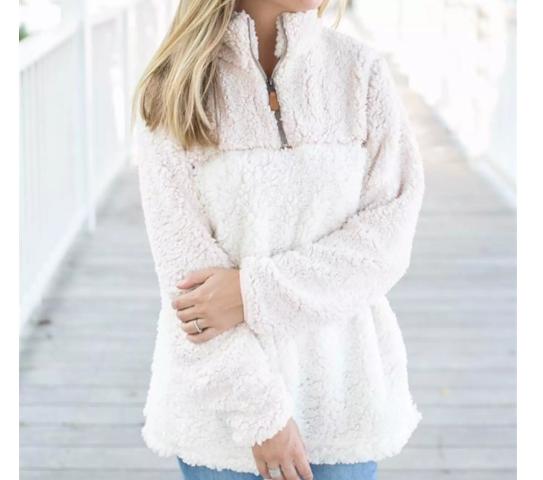 Colorblock Luxe Sherpa – Only $34.99!