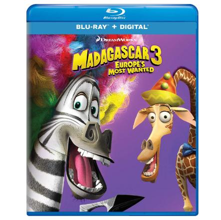 Madagascar 3: Europe’s Most Wanted (Bluray/Digital Copy) – Only $3.99!