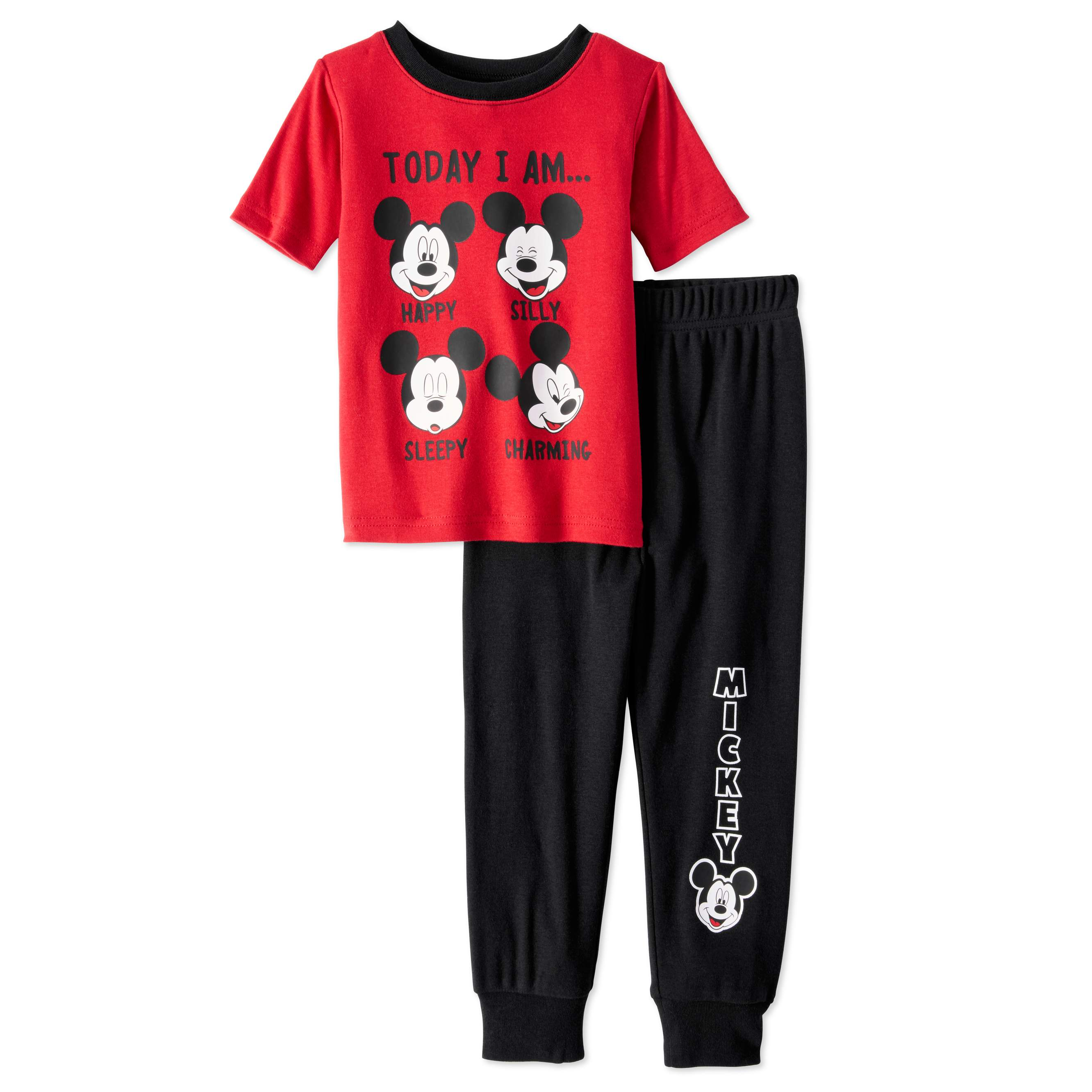 Mickey Mouse Baby Toddler Boys’ Fit Pajamas 2 Piece Set Only $7.00!