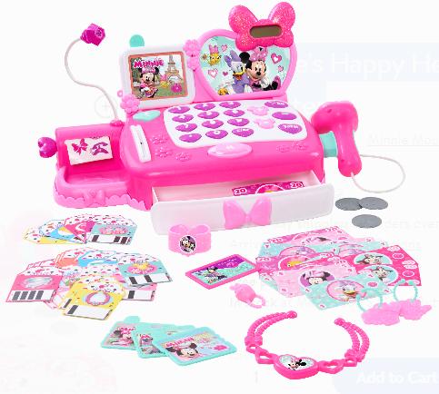 Minnie’s Happy Helpers Shop N’ Scan Talking Cash Register – Only $19.99! Great Christmas Gift!