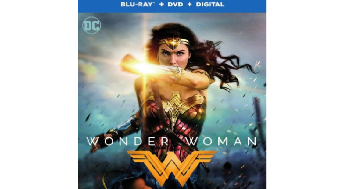Wonder Woman Blu-ray, DVD, Digital Copy Only $3.99 Shipped! (Reg. $17.99)