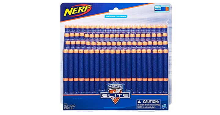Save on Nerf dart refill packs! N-Strike Elite Dart Refill 100-Pack – Just $14.99!