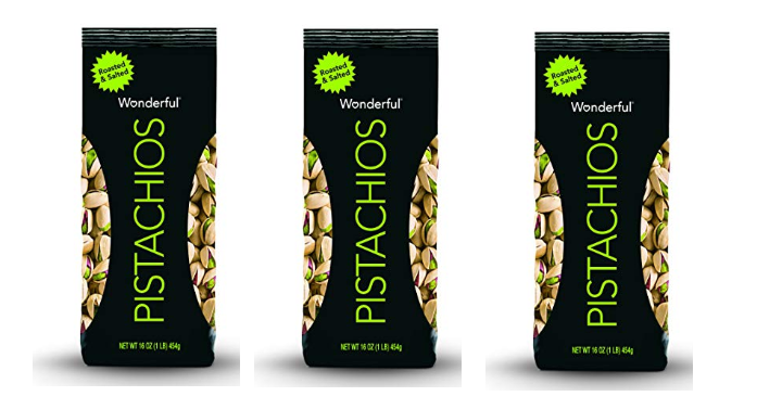 Wonderful Pistachios, Roasted and Salted (16 oz) Only $4.74 Shipped!