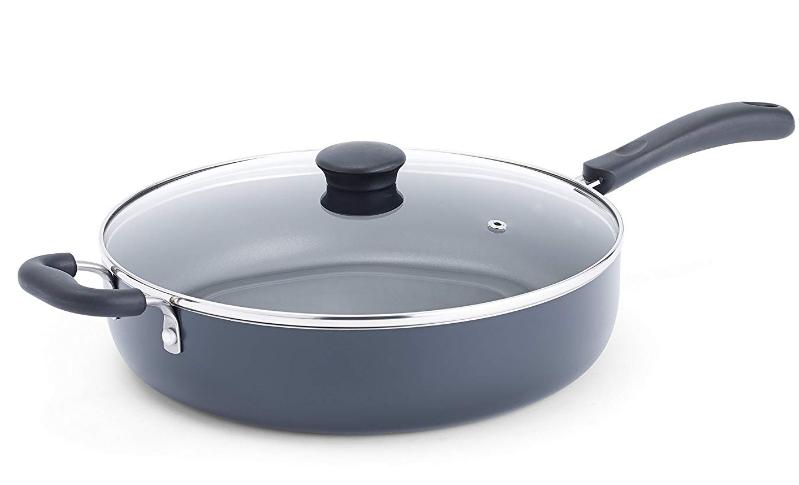 T-fal Saute Pan with Lid, Nonstick Pan, 5 Quart – Only $14.06!