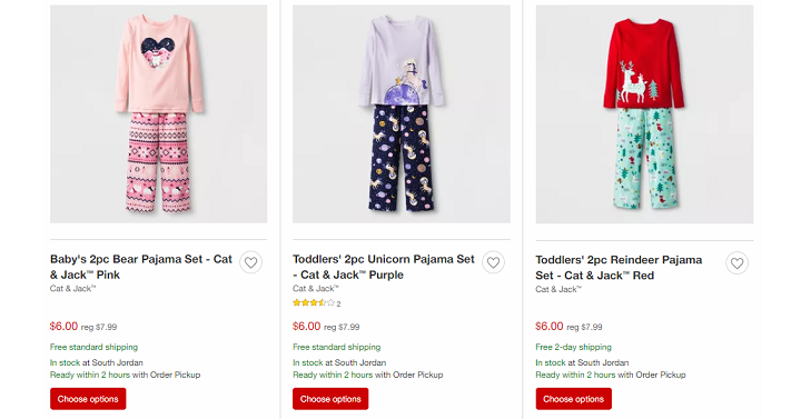 Target: Family Pajamas Starting at $5.00! BLACK FRIDAY PRICE!