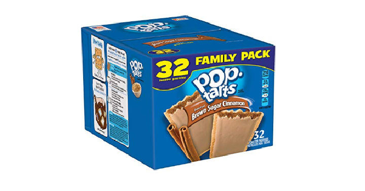 Hurry! Pop-Tarts Frosted Brown Sugar Cinnamon Flavored, Family Pack (32 Count) Only $4.76 Shipped!