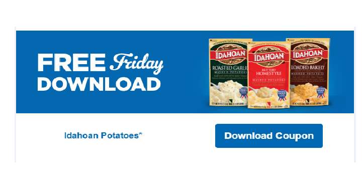 FREE Idahoan Potatoes! Download Coupon Today!