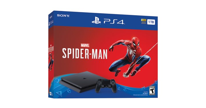 HOT! Sony PlayStation 4 Slim 1TB Spiderman Bundle – Just $199.99! Black Friday Price NOW!
