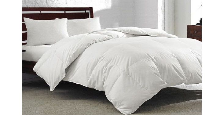 Royal Luxe White Goose Feather & Down 240-Thread Count Twin Comforter Only $32.99 Shipped! (Reg. $120)