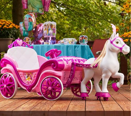 Disney Princess Girls’ Royal Horse and Carriage Girls’ Ride-On Toy – Only $98 Shipped!