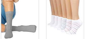 FREE Socks With ANY Hanes Purchase!