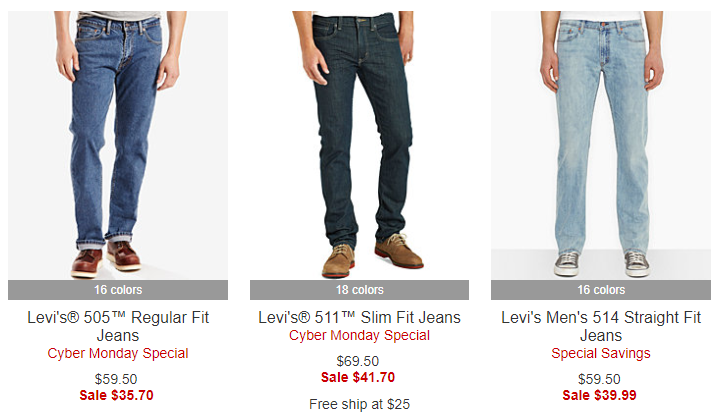 Levi’s 505 Regular Fit Jeans Only $35.70! FREE Shipping!