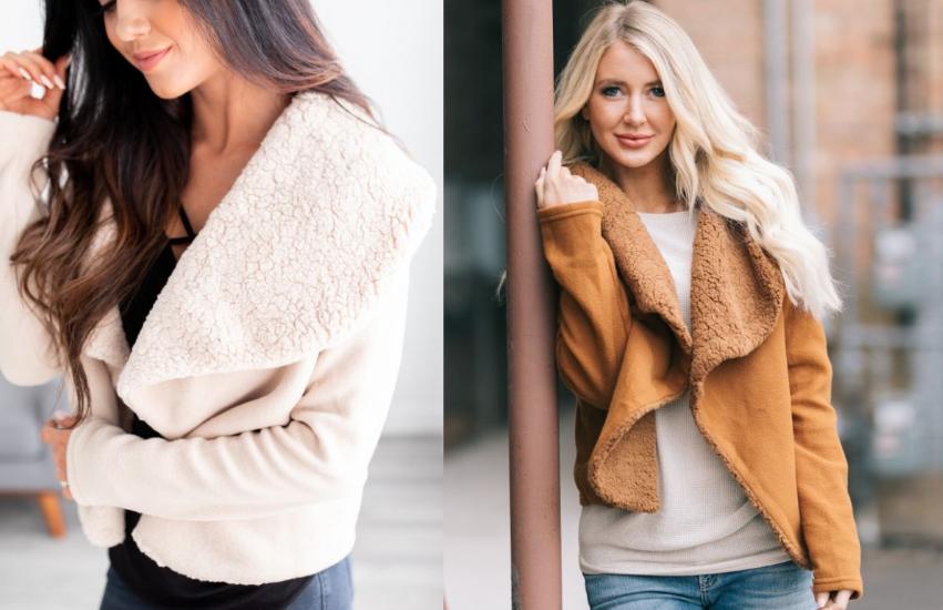 Charlee Sherpa Jacket – Only $23.99!