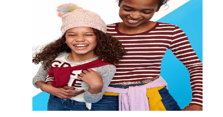 Old Navy: Plush Winter Tees on Sale for the Whole Family! Adults Only $8, Kids Only $6!
