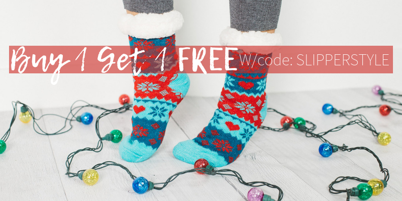 Style Steals at Cents of Style! Fun Slipper Socks – B1G1 Free! FREE SHIPPING!