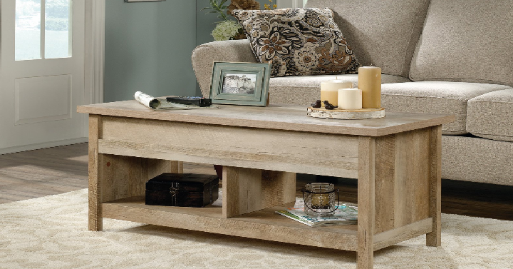 Sauder Cannery Bridge Lift Top Coffee Table Only $99 Shipped! (Reg. $156)