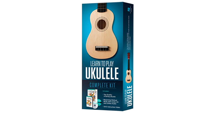 Hal Leonard 4-String Ukulele – Learn to play kit – Just $24.99!