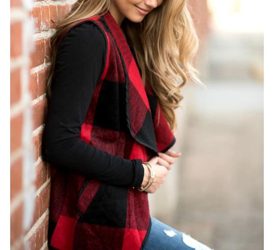 Plaid Vests – Only $26.99 Shipped!