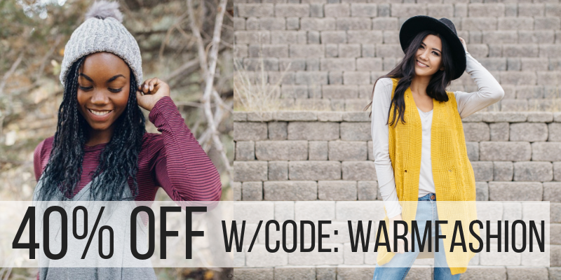 Still Available at Cents of Style! Fun Vests and Tops – 40% off! Plus FREE shipping!