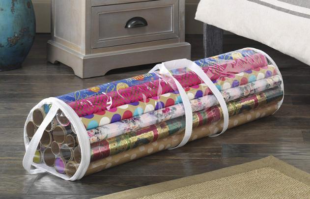 Whitmor Clear Gift Wrap Organizer – Only $3.19!