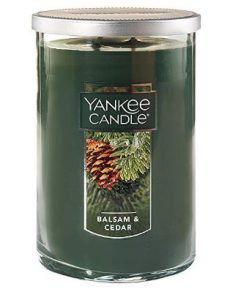 Yankee Candle Large 2-Wick Tumbler Candle, Balsam & Cedar $15.87!