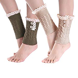 2 Pack of Womens Lace Stretch Boot Cuffs – Just $6.79!