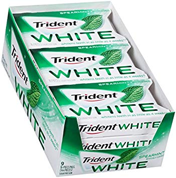 Trident White Sugar Free Gum (Spearmint) 9 Pack Only $5.69 Shipped!