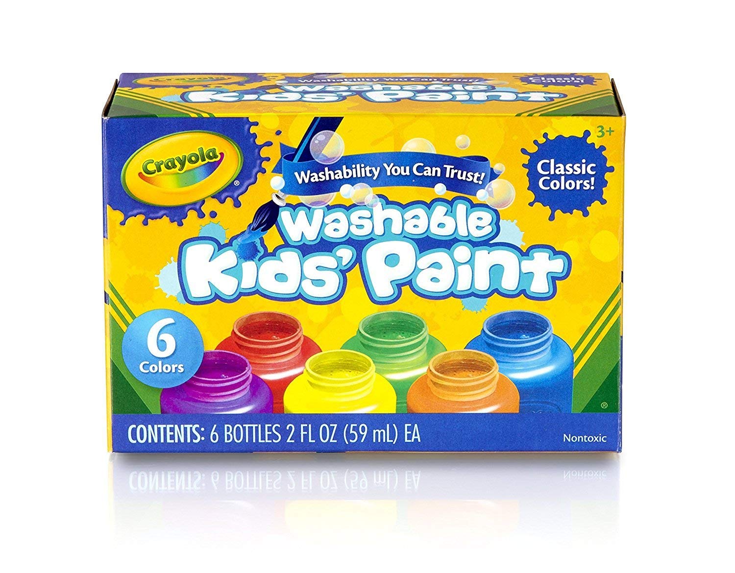 Crayola Washable Kid’s Paint (6 count) Just $3.00! (Reg. $12.17)
