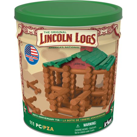 Walmart: Lincoln Logs 100th Anniversary Tin Only $24.99!