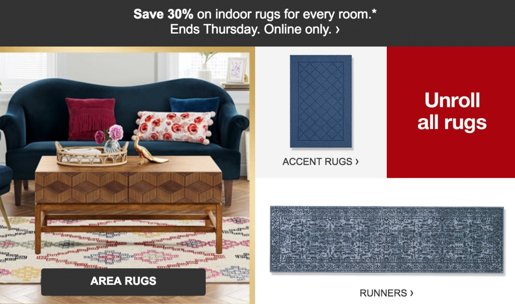 Target: 30% Off Indoor Rugs For Every Room!