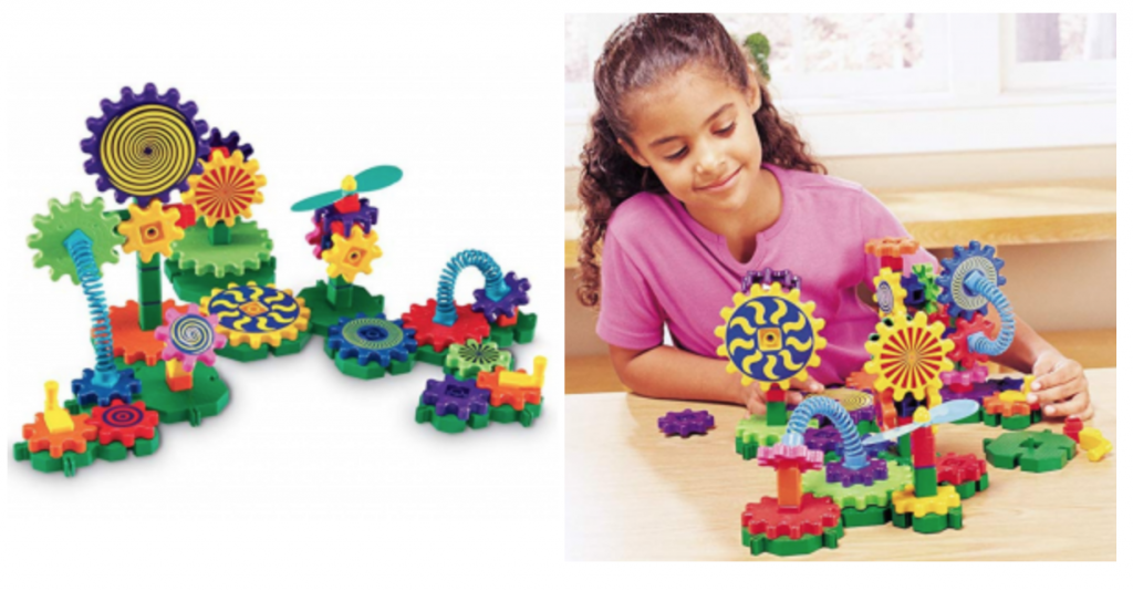 Learning Resources Gears! Gears! Gears! Gizmos 83-Piece Building Set $27.84!