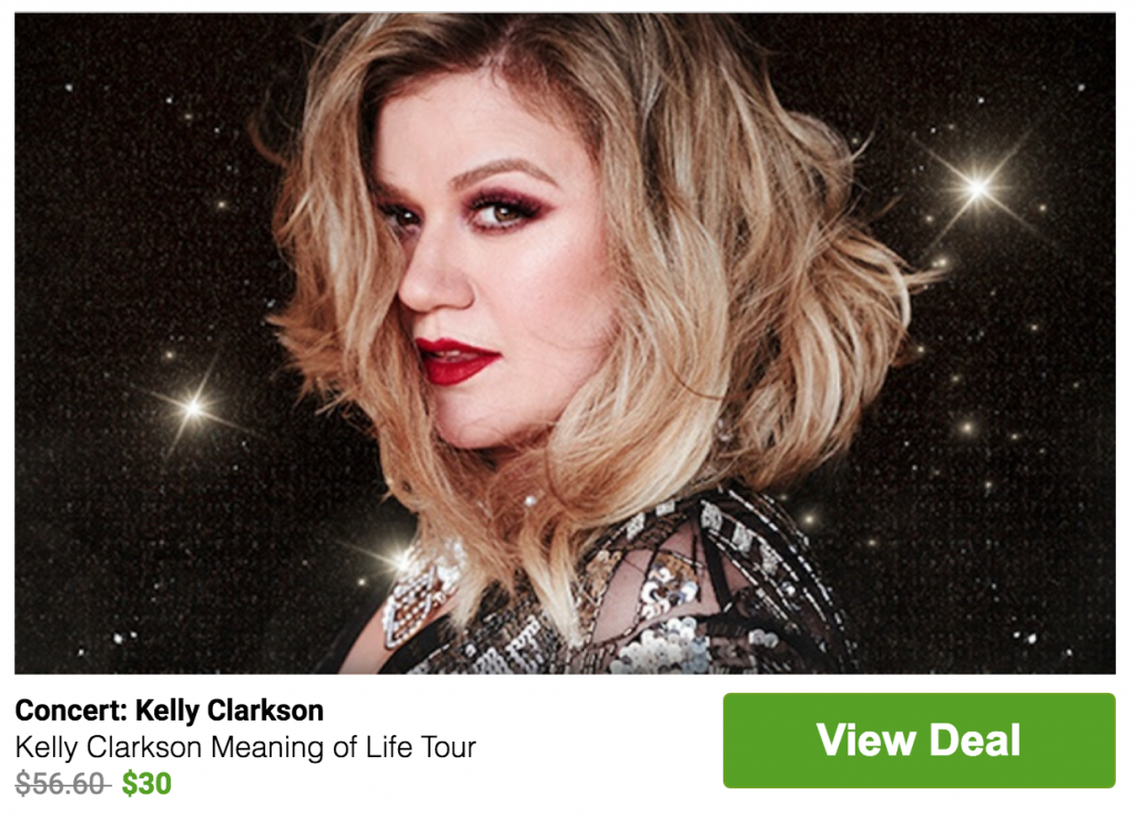 Utah Readers: Kelly Clarkson Tickets Just $30.00 On Groupon!