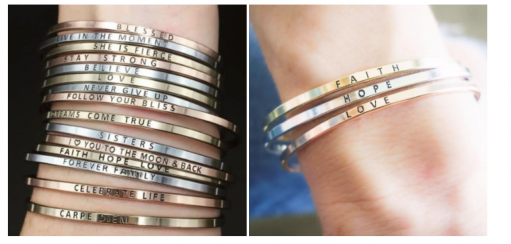 Inspirational Message Bracelets Just $9.99! Will Arrive By Christmas!