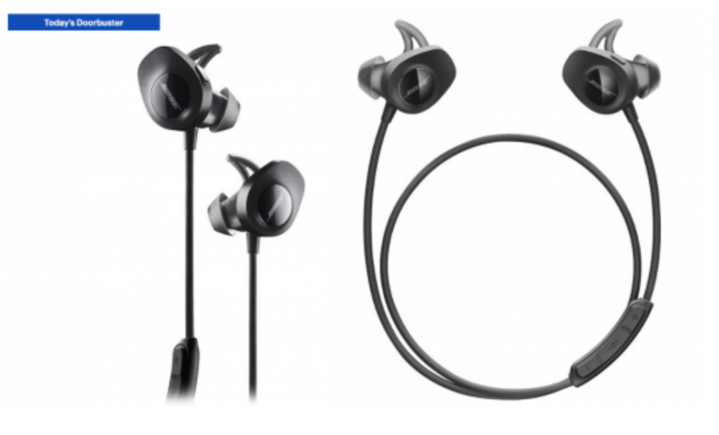 Bose – SoundSport Wireless Headphones Just $99.99 Today Only! (Reg. $149.99)