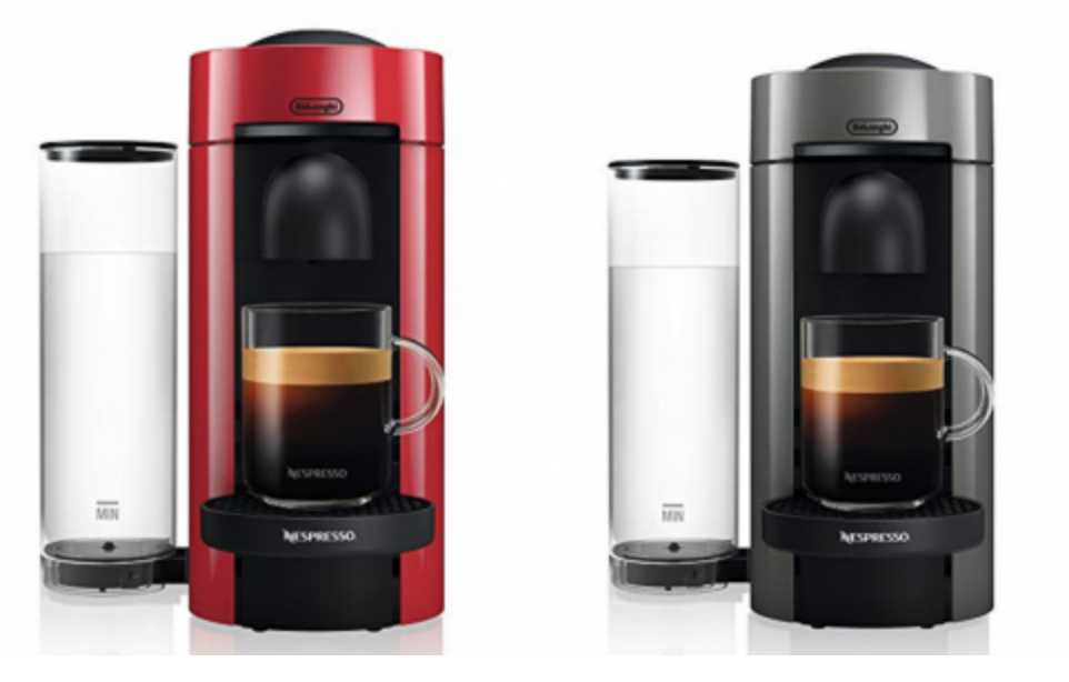 Nespresso VertuoPlus Coffee and Espresso Maker $75.00 Today Only! (Reg. $199.00)
