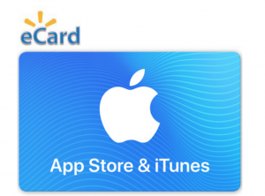 $50 App Store & iTunes eGift Card Just $40.00 At Walmart!