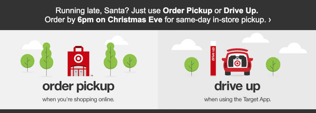 Target: Shop Last Minute With Order Pickup or Drive-Up!