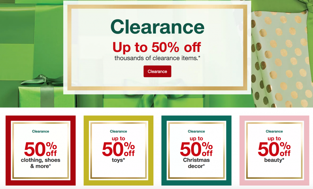 Target: Up To 50% Off Clearance In Almost Every Department!