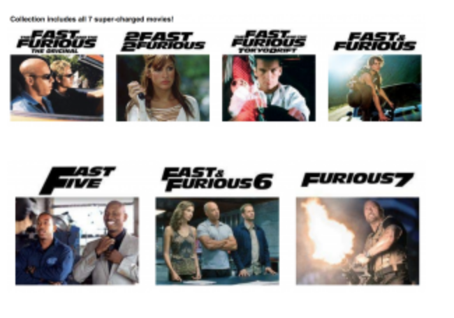 Fast & Furious: The Ultimate Ride Collection Blu-Ray Just $19.99! (Reg. $59.98)