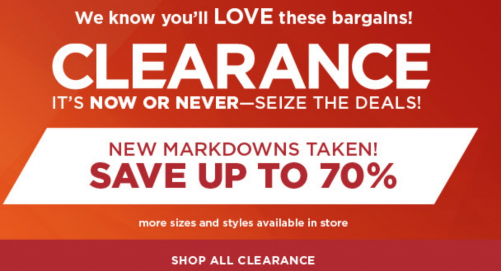 Kohl’s Clearance! Save Up To 70% In All Departments! Plus, Redeem Kohl’s Cash!