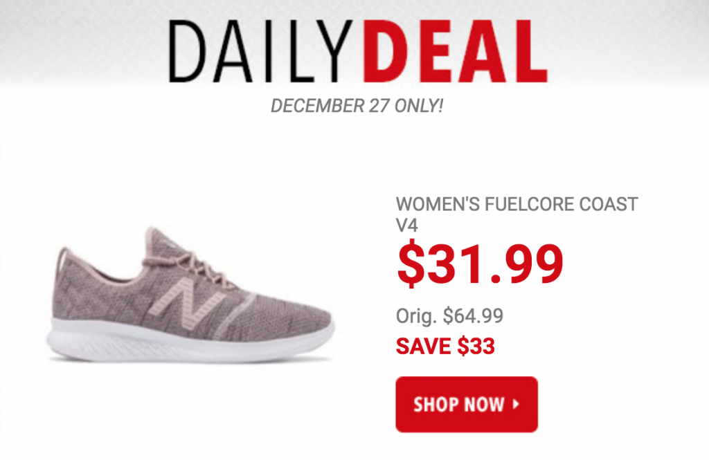 New Balance Women’s FuelCore Coast v4 Running Shoes Just $31.99 Today Only!