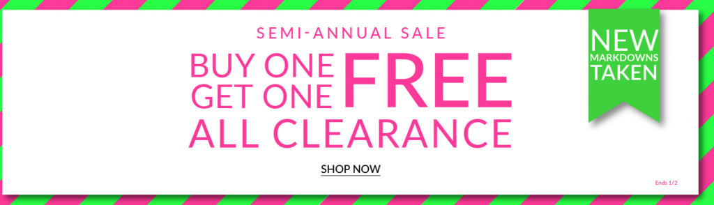 Charming Charlie: Semi-Annual Sale Buy One Get One FREE On All Clearance!