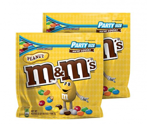 M&M’S Peanut Chocolate Candy Party Size 42-Ounce Bag 2-Pack Just $9.39 As Add-On!