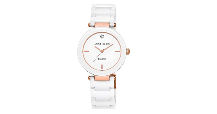 Anne Klein Women’s AK/1018 Diamond-Accented Bracelet Watch – Just $39.99!