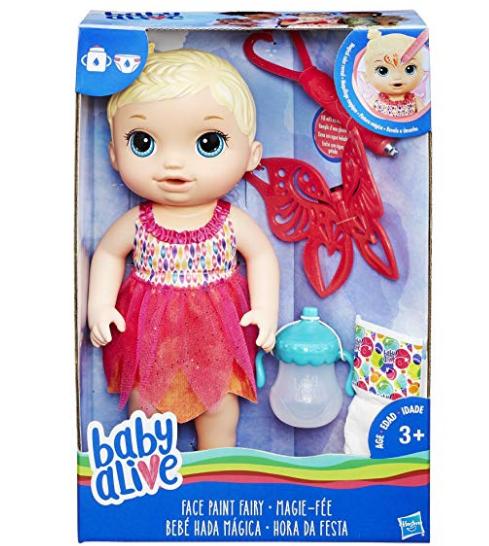 Baby Alive Face Paint Fairy (Blonde) – Only $11.55!