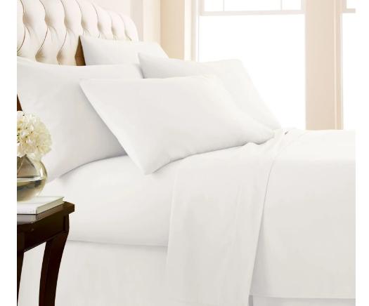 Bamboo 6 Piece Solid Sheet Set – Only $20.99!