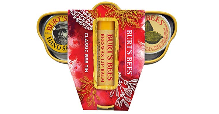 Burt’s Bees Classic Bee Tin Holiday Gift Set- Just $4.82!